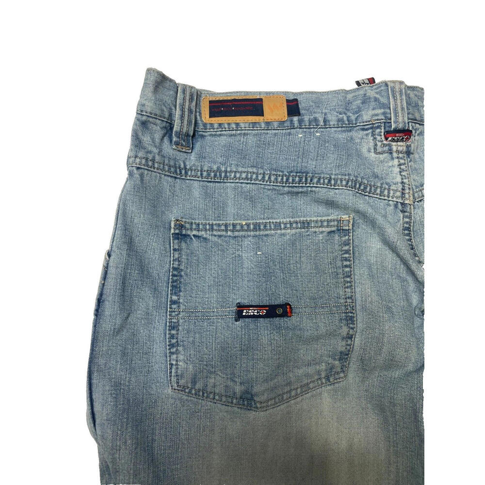 Vtg Duns Willie Esco Dungarees Mens 40 Relaxed Streetwear Jeans Rare Print Y2K - Picture 4 of 9